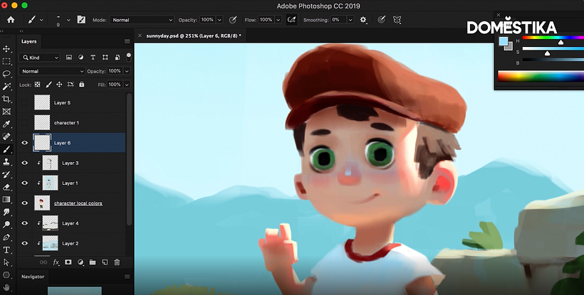 Tutorial Pintura digital: cómo usar la luz en un retrato digital 7