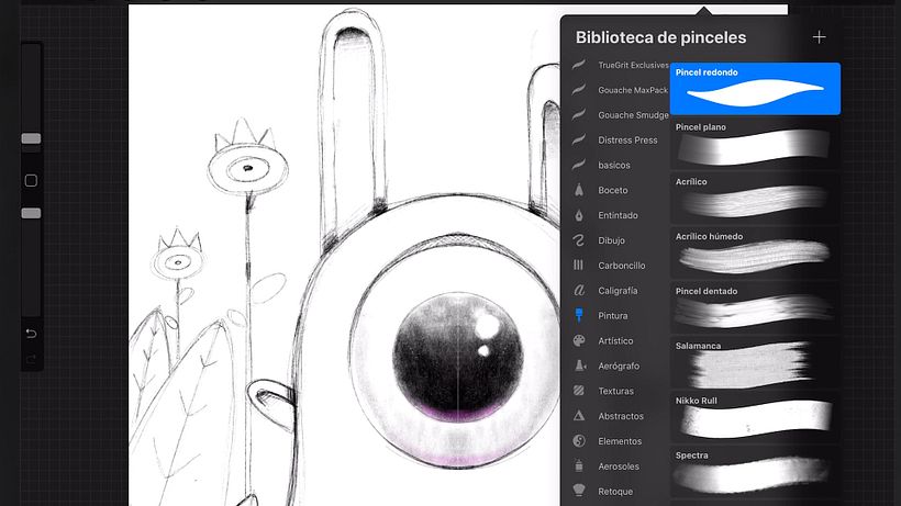 Procreate Tutorial: Inking Techniques 4