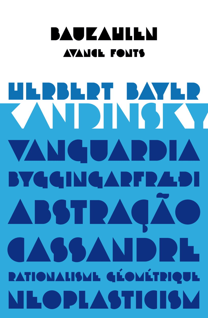 Bauzahlen Font, by Miguel Ángel Hernández