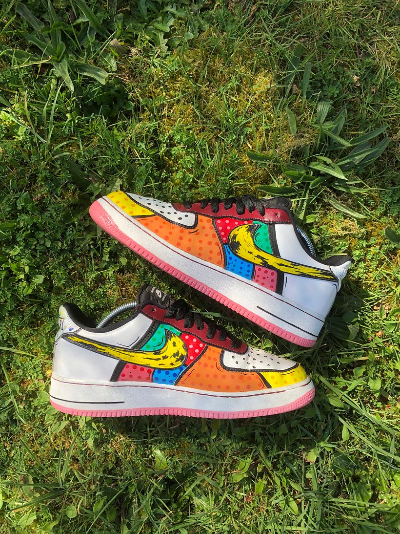 Mi Proyecto del curso: Air force 1 inspiradas en Pop art 3