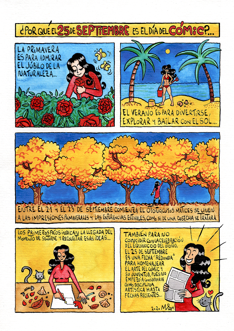 Concurso: Crea un cómic de una página y gana un curso 1