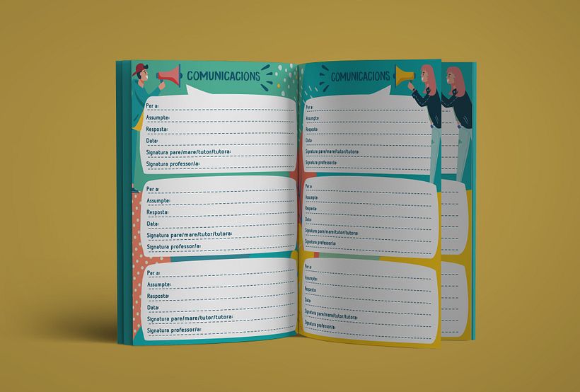 Página de comunicaciones para los familiares
