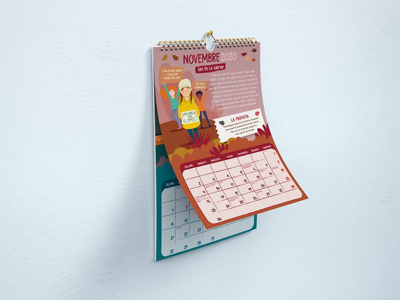 Calendario escolar de pared Diputación de Barcelona 3