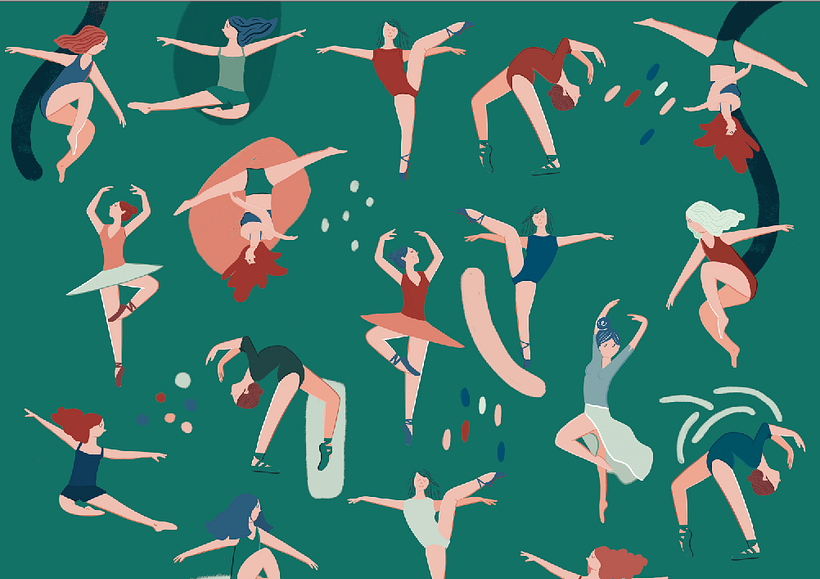 Estampados para Mon- Colección Ballet 1