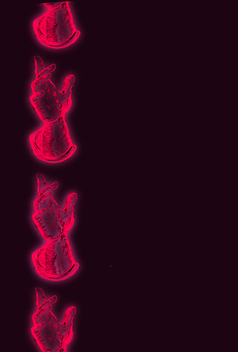 Hand motif = ‘service’ and brand archetype is magician