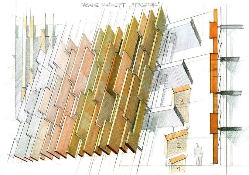 Random architectural, design and concept sketches. 0