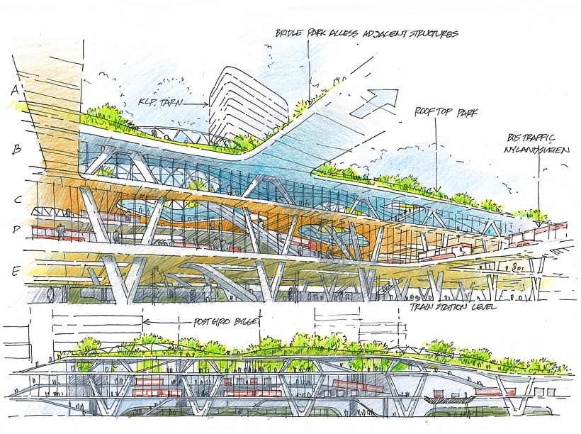 Random architectural, design and concept sketches. 1