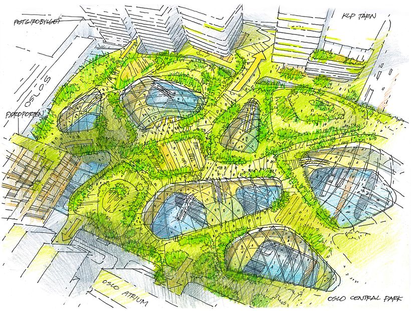 Random architectural, design and concept sketches. 8