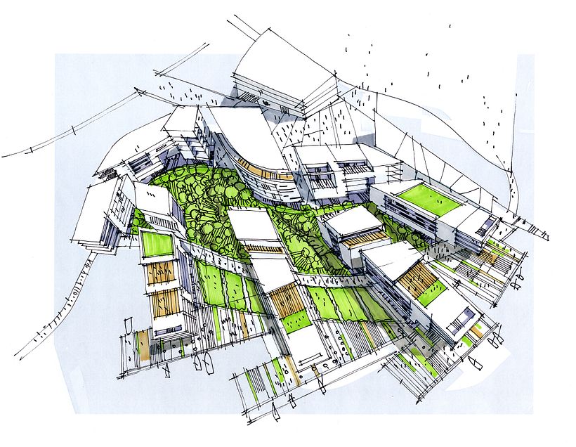 Random architectural, design and concept sketches. 10