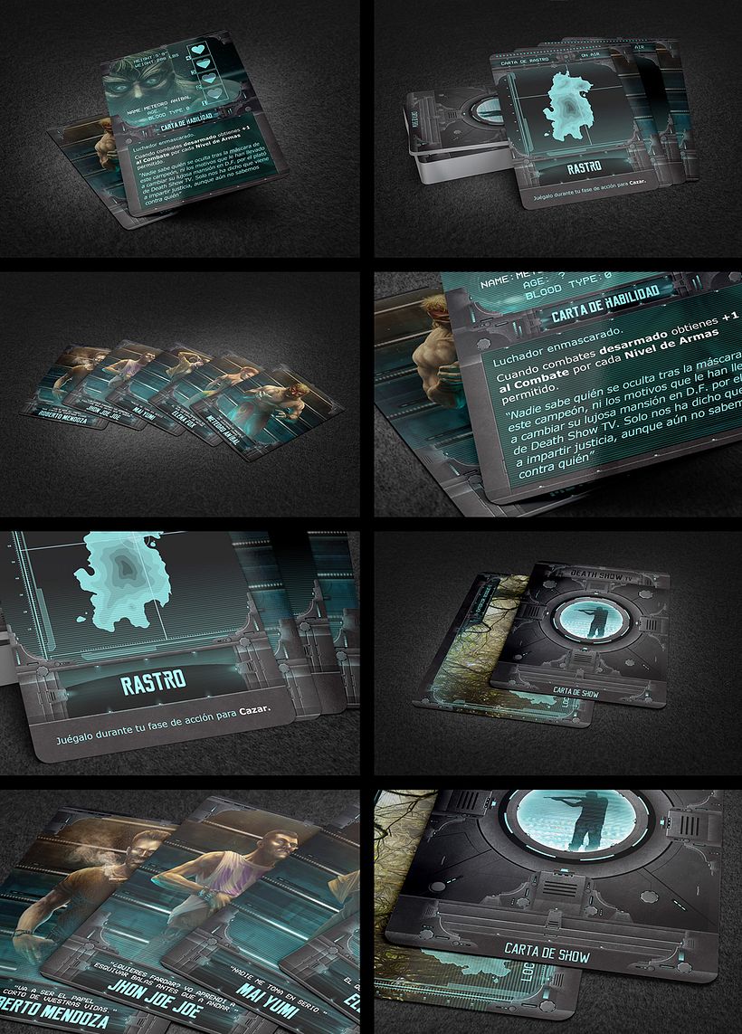 Montaje ficticio del resultado final de las cartas.