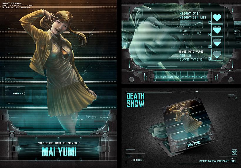 Death Show. Juego de Cartas 13