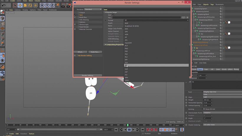 Tutorial Cinema 4D: como animar letras de forma simples 11