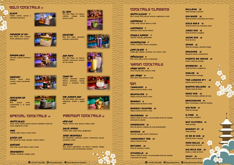 Menu cockteleria 2