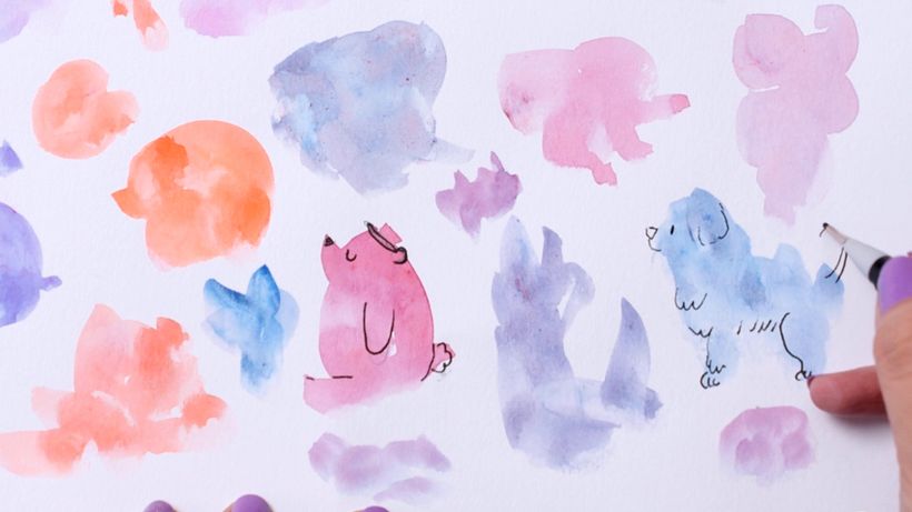 Watercolor Tutorial: How to unblock your creativity 7