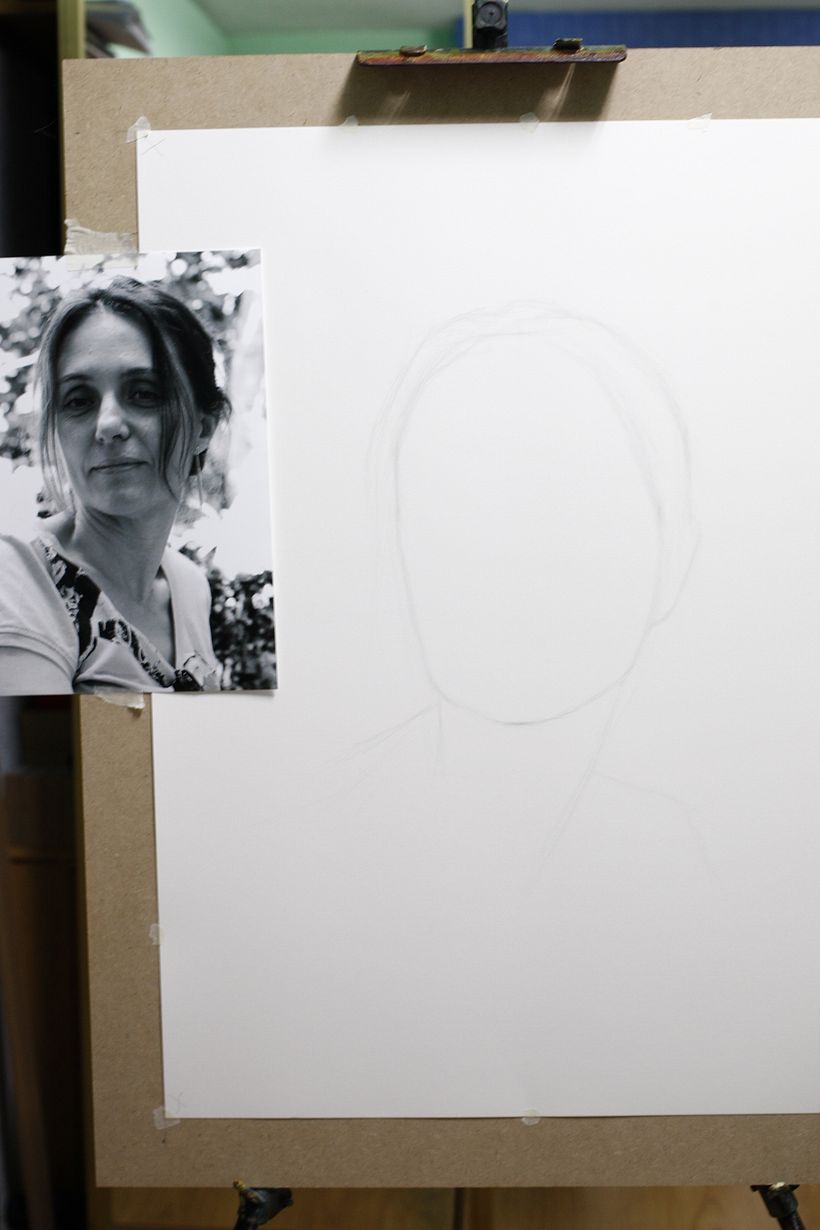 Mijn cursusproject: Realistisch portret met grafietpotlood 2