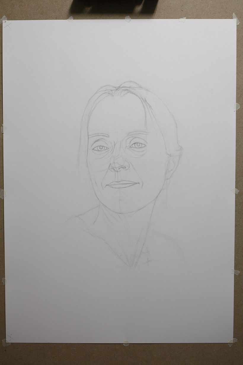 Mijn cursusproject: Realistisch portret met grafietpotlood 2