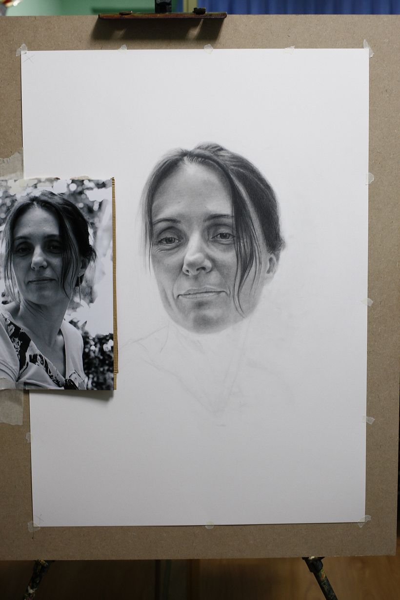 Mijn cursusproject: Realistisch portret met grafietpotlood 3