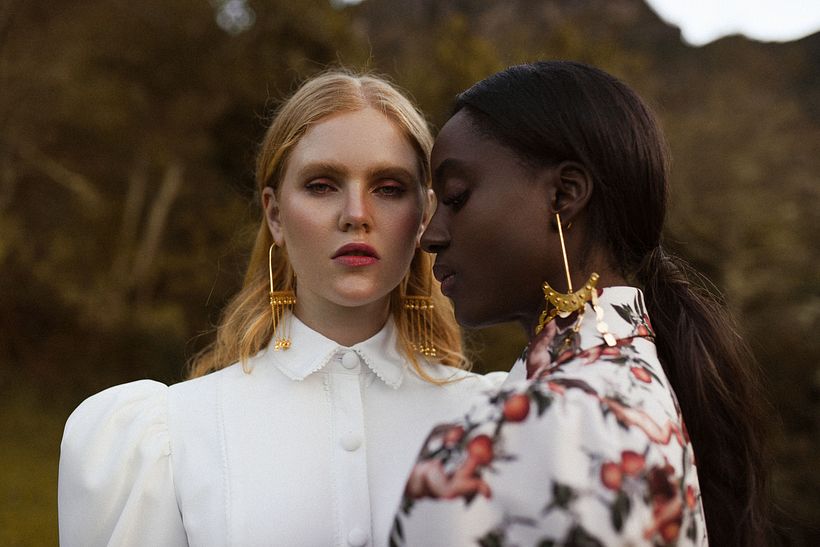 Arcaica - Stevan Valencia. PH Natalia Gw, FT Jana Punynskaya y Dahiana Dominguez, H&M George Romero, 2020