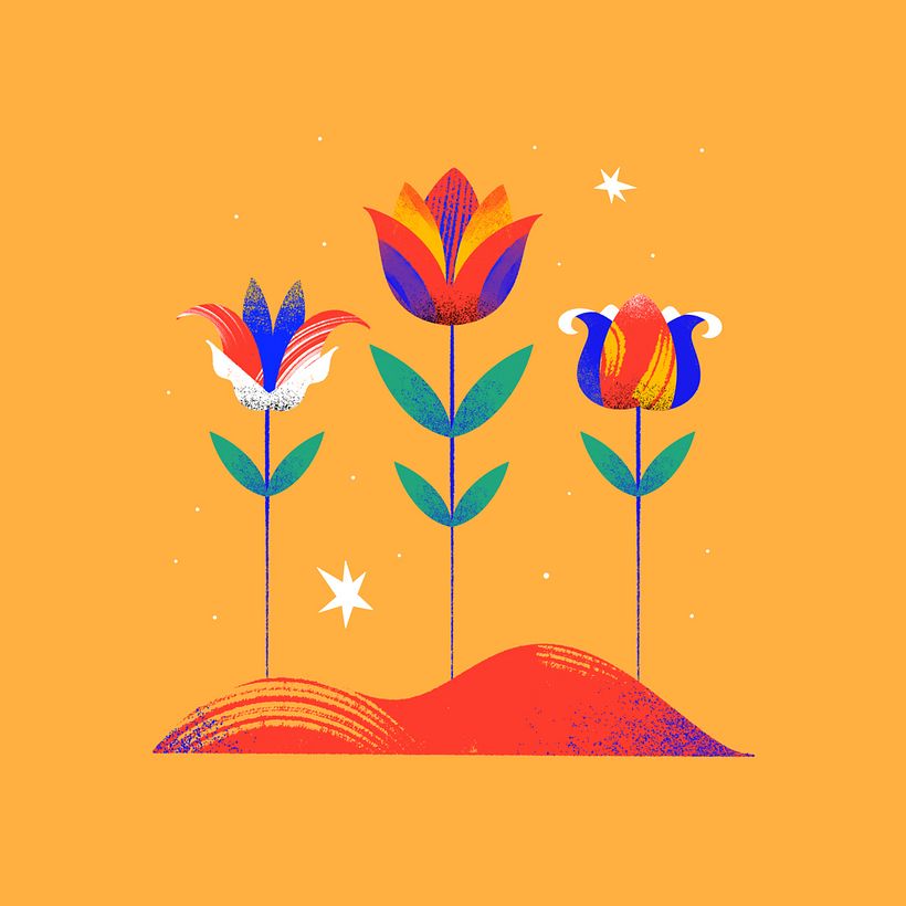 My project in Flat Illustration with Photoshop course 5