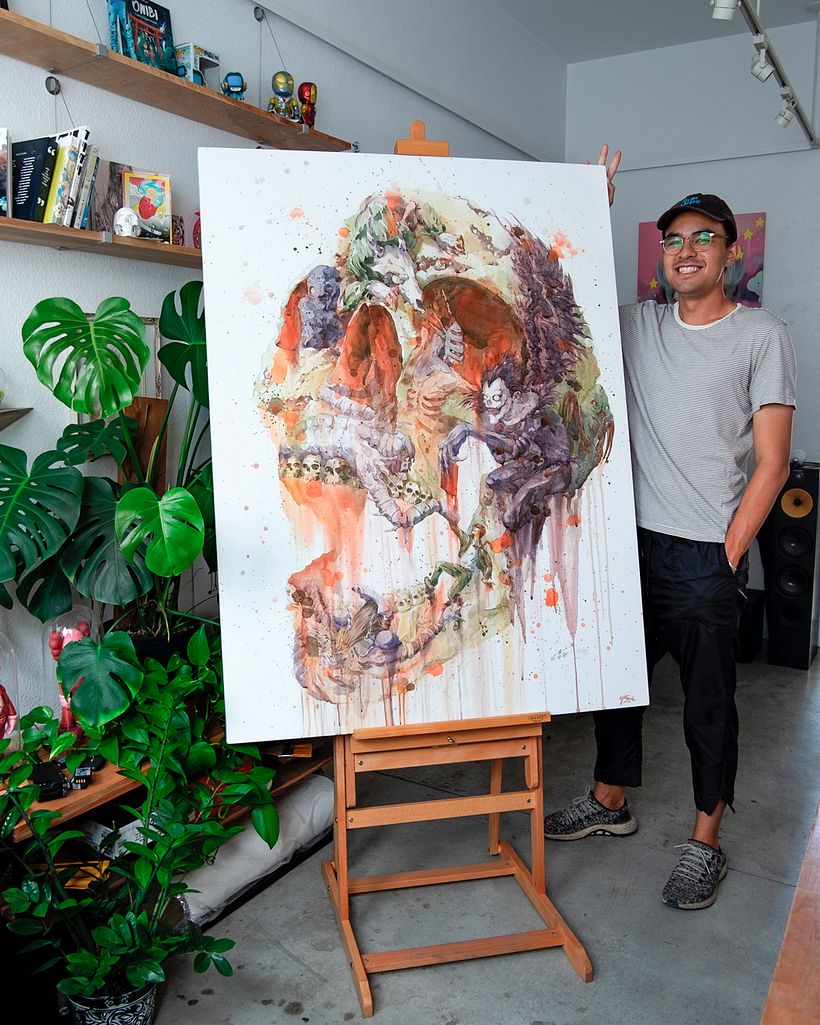 My biggest painting completed to date!