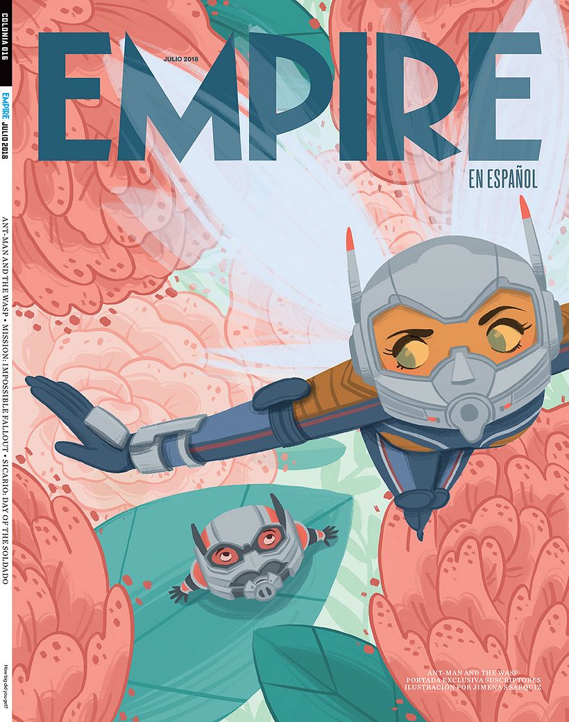 Portada para la edición de suscriptores de la revista Empire 