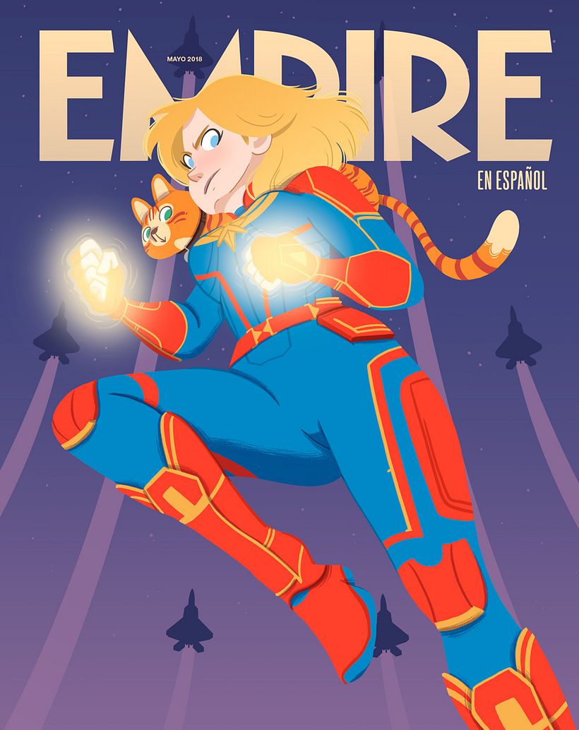 Portada para edición de suscriptores de la Revista Empire