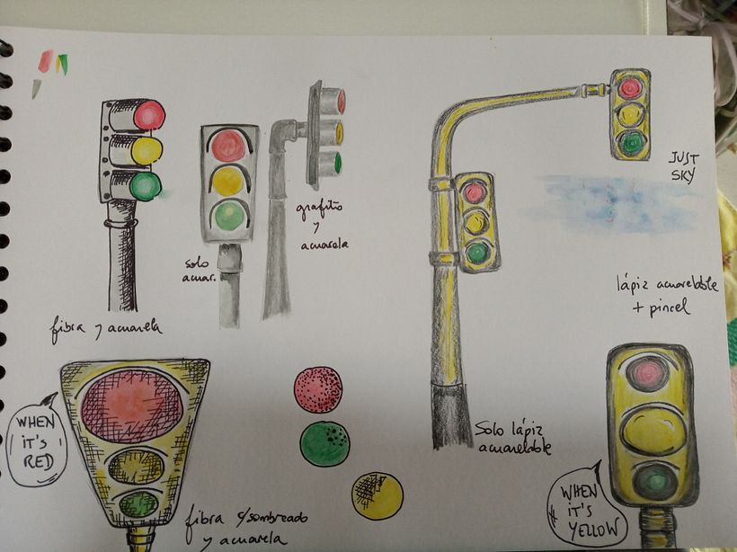 Jugando con diferentes técnicas.