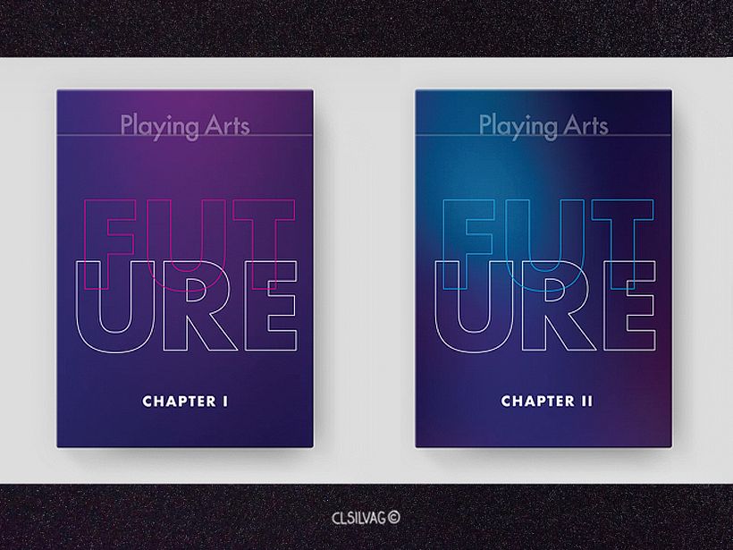 Lado izq.: Mazo Capítulo I - Lado der.: Mazo Capítulo II