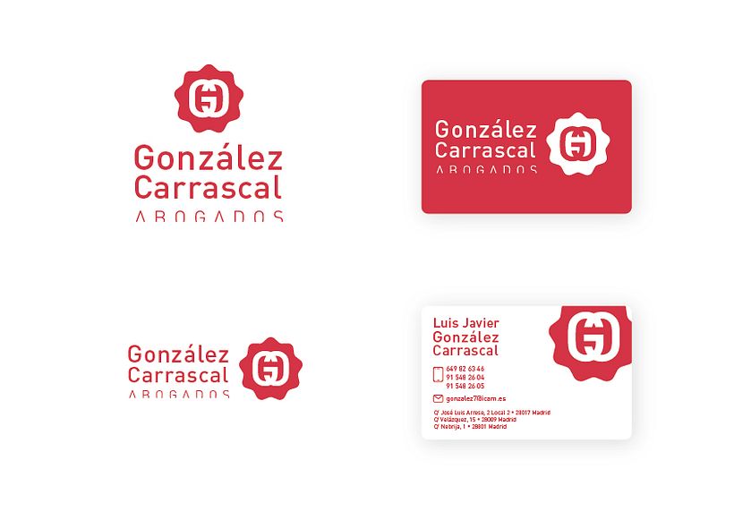 González Carrascal Abogados / Imagen corporativa 1