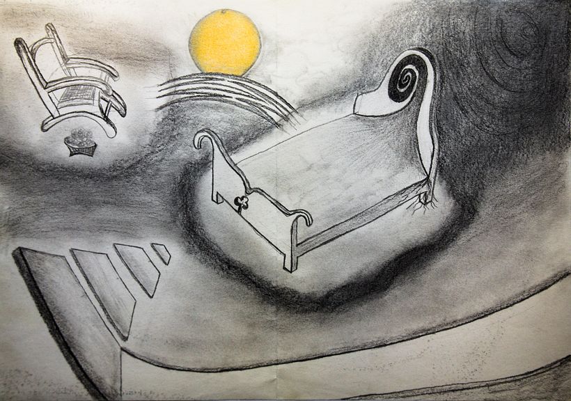 Diseño de escenografía para ¨Casa Tomada¨de Julio Cortázar