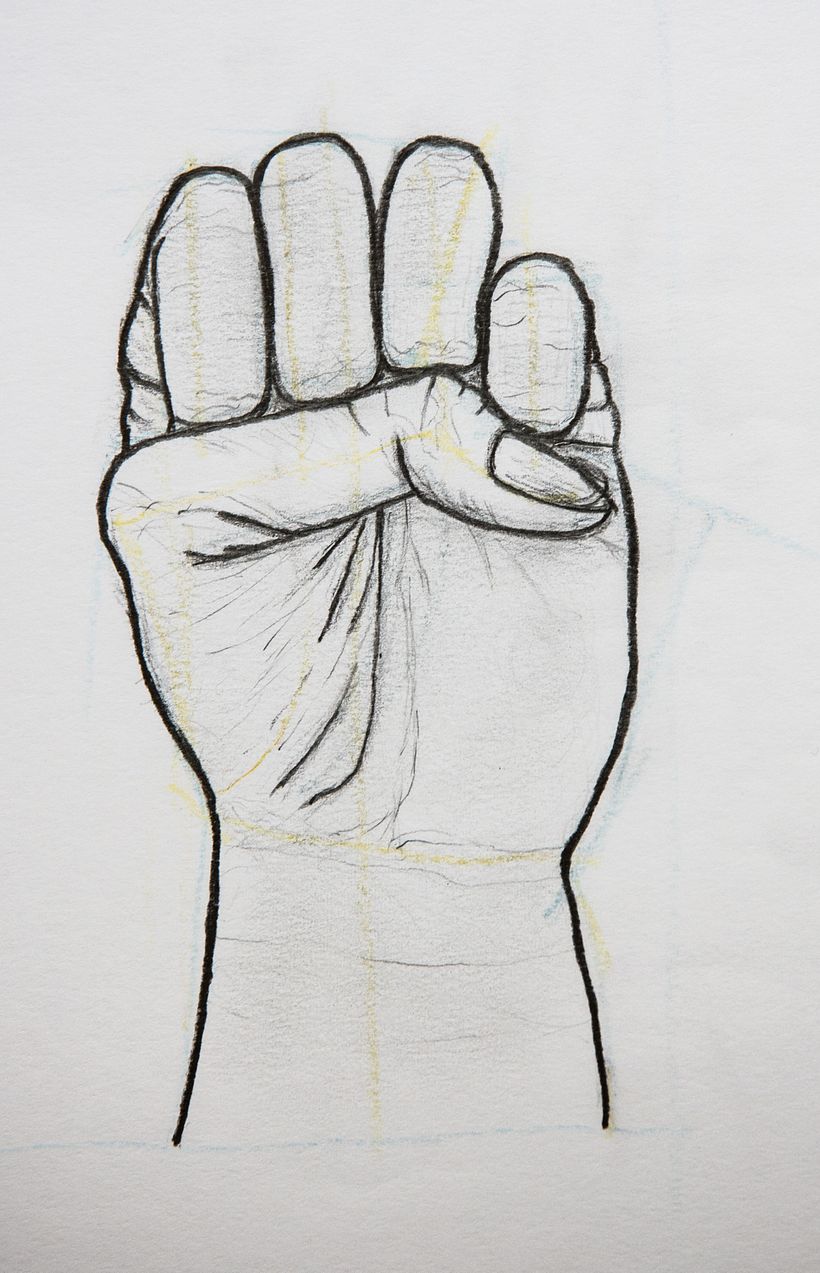 Primeras prácticas de dibujo - Dessin au crayon