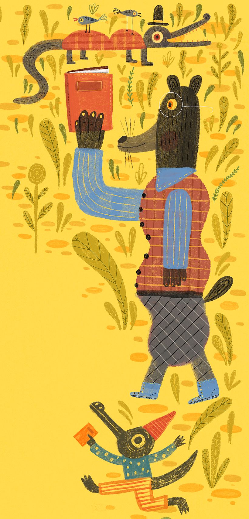 Procreate te permite jugar bastante con los pinceles, solo tienes que dejarte ir.