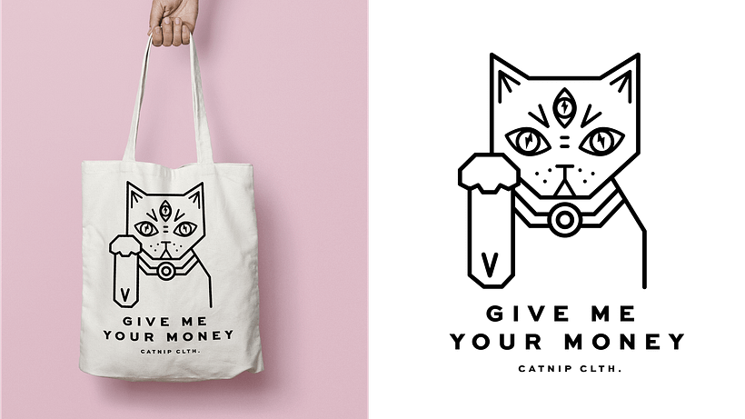 CATNIP CLOTHING - Logo, illustrations 3