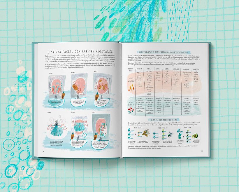 limpieza con aceites vegetales