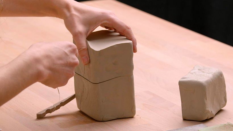 Tutorial Cerâmica: como fazer um vaso de argila em forma de pedra 3