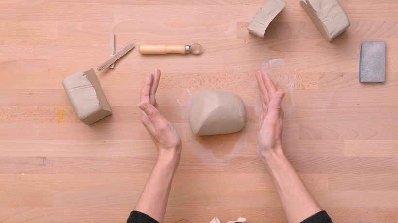 Tutorial Cerâmica: como fazer um vaso de argila em forma de pedra 9