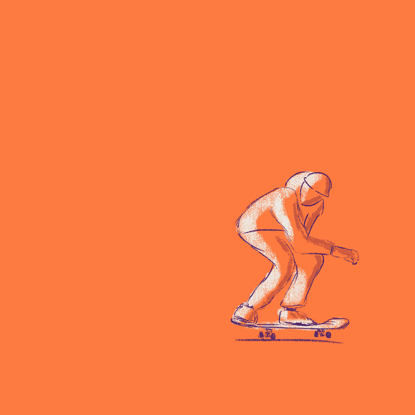 me divertì mucho en hacer este skater, descubrì un poco las posibilidades del frame to frame... 