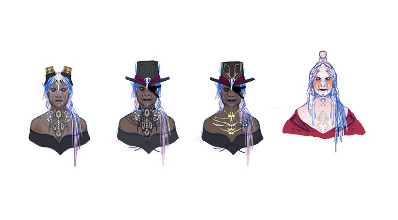 Fortune Teller character design 2