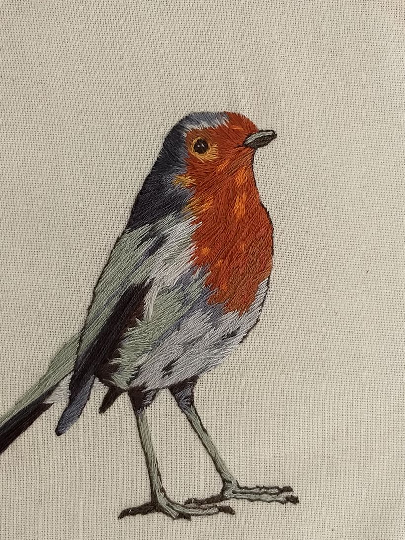 Meu projeto do curso: Pintar com linha: técnicas de ilustração têxtil 1