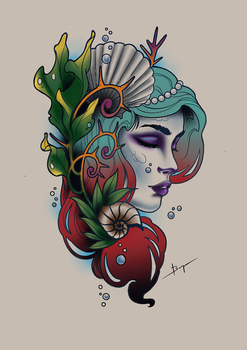 Ilustraciones y diseños tattoo 10