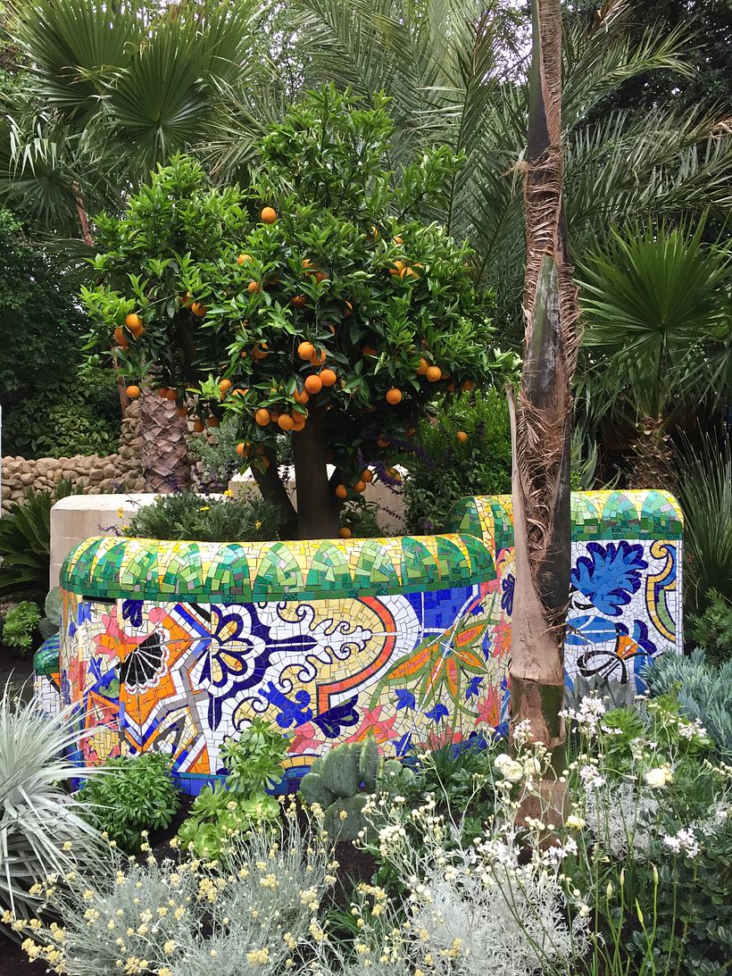 Inspired by Barcelona – Mosaic Wall -1