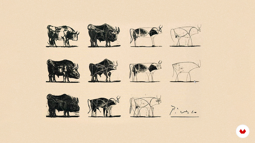 'El toro', serie litográfica de Picasso