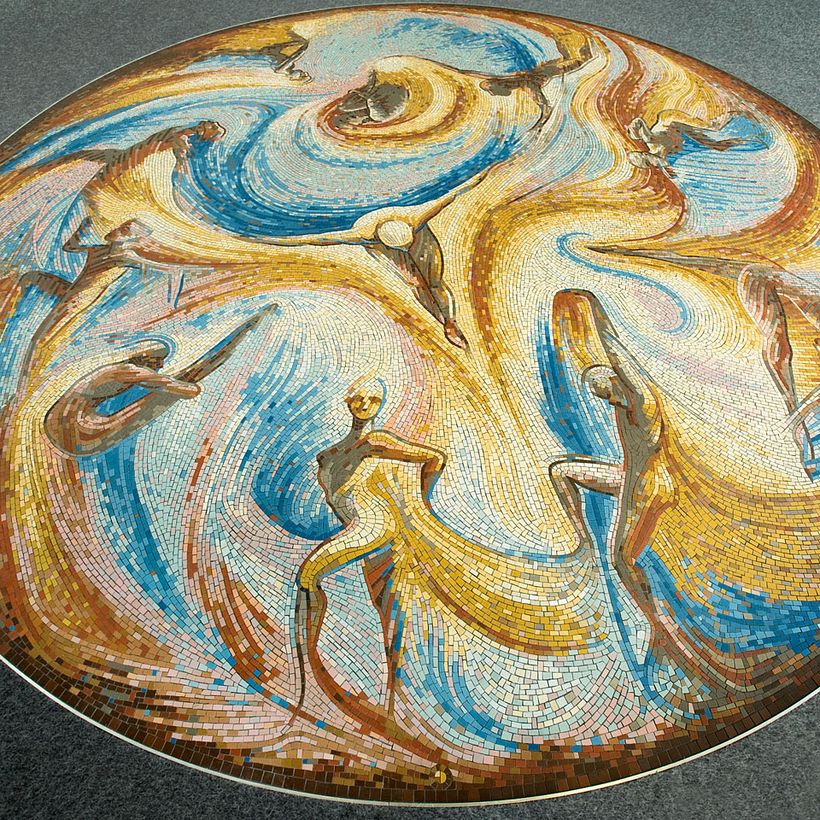 Movement & Vitality - Floor Mosaic -1