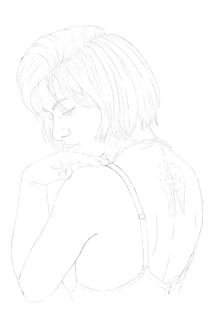 Mi Proyecto del curso: Retrato ilustrado con Procreate 0