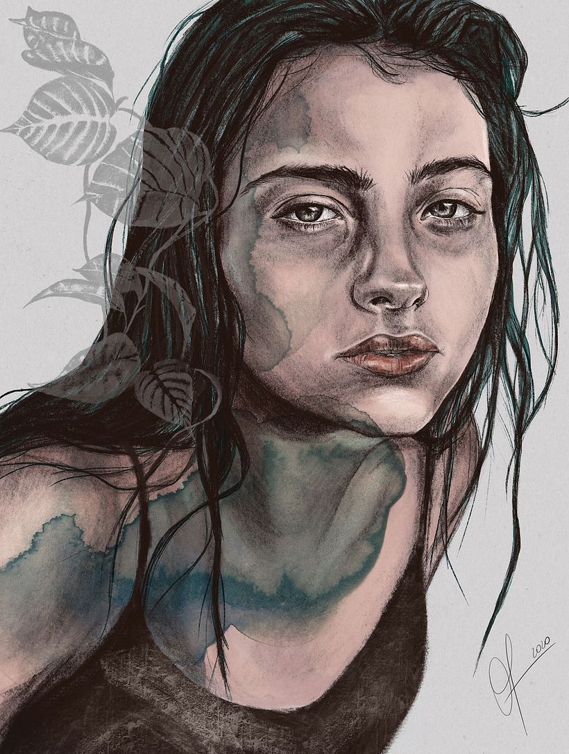My project in Illustrated Portraits with Procreate course - Disegno
