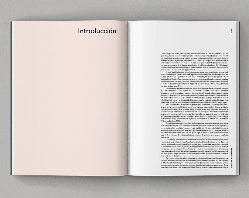 On Enric Miralles' work. PHD Thesis 8