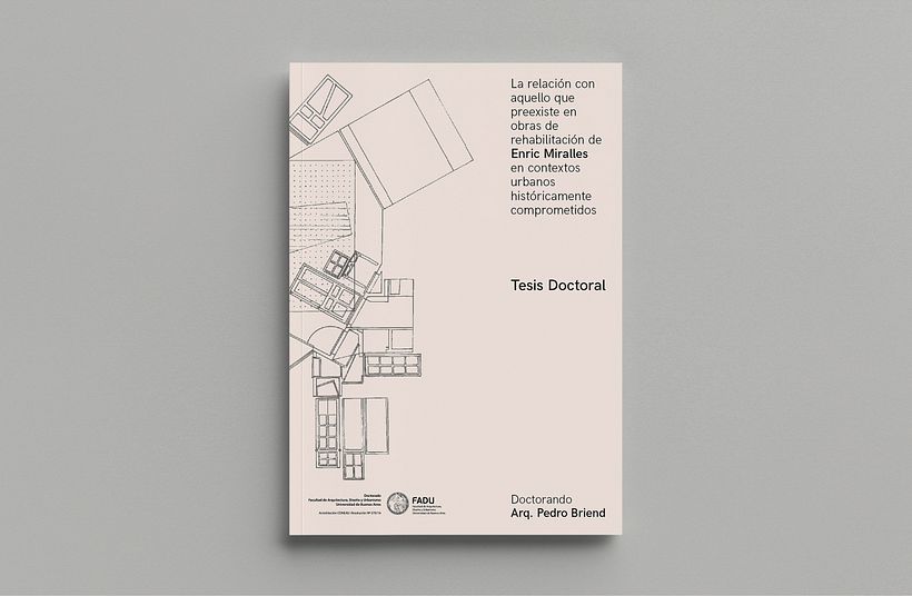 On Enric Miralles' work. PHD Thesis 1