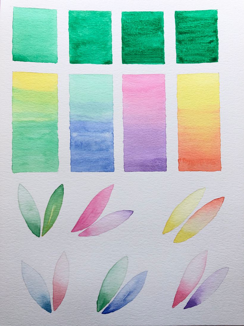 Mi Proyecto del curso: Técnicas de acuarela en negativo para ilustración botánica 3