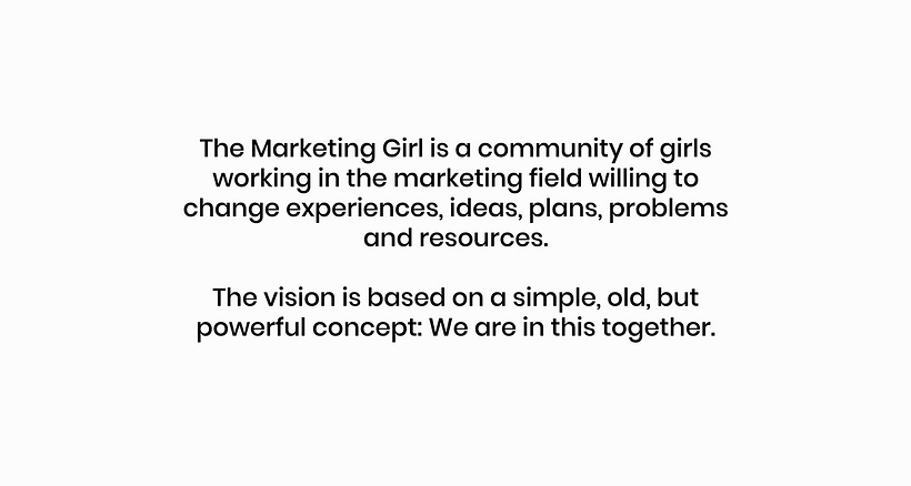 The Marketing Girl - Branding 1