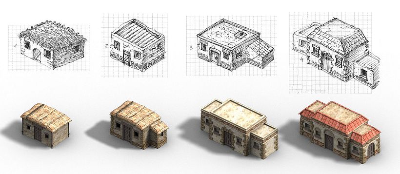 Edificios de viviendas. Niveles 1-4